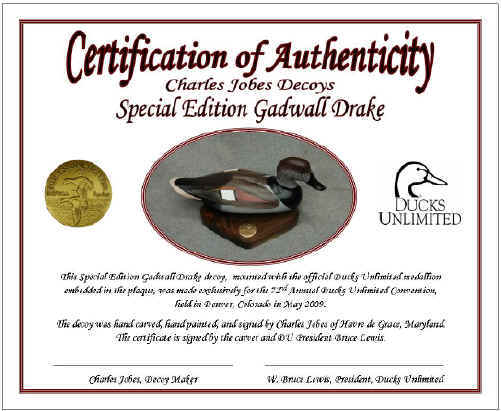 Click here for a larger image of the certificate